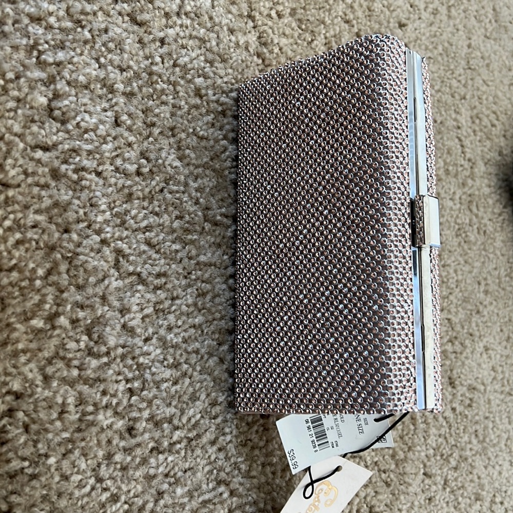 Brand new Rhône stone clutch with chain